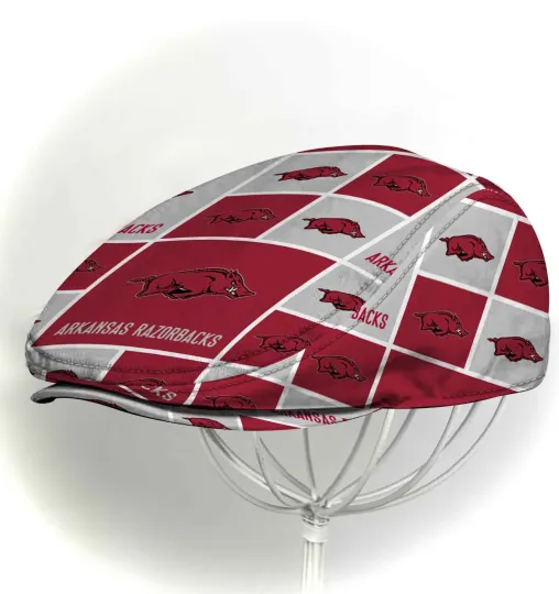 Discover Arkansas Team Razorbacks Jeff Cap NCAA Driver Cap NCAA Golf Cap NCAA Flat Cap