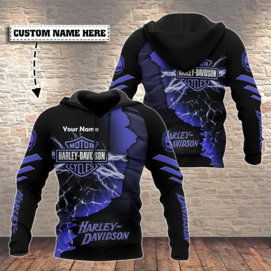 Discover Personalized Harrlley Racing Daviidso'n 3D Hoodie , Unisex Adults S-5XL