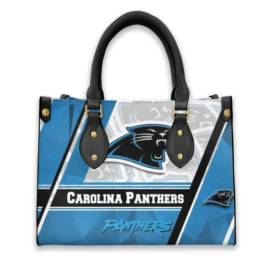 Discover Personalized Carolina Football Team Pantherss Leather Handbag
