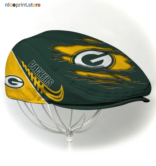 Discover Green Bay Team Packers Jeff Cap football Flat Cap football Golf Cap For Men