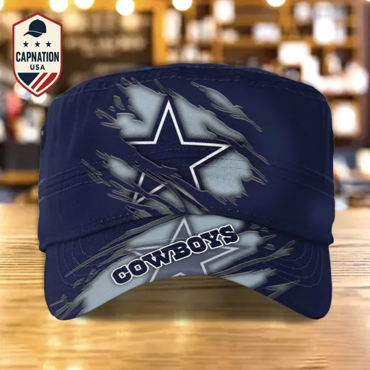 Custom Name Military Cap Dallas-Cowboys Football football Sports Gift For Men