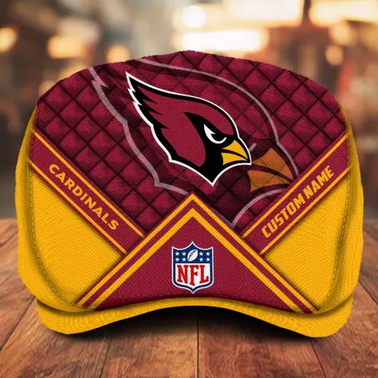 Discover Arizonna-Cardinals Jeff Cap football Golf Cap football Newsboy Cap Flat Cap Gift For Men