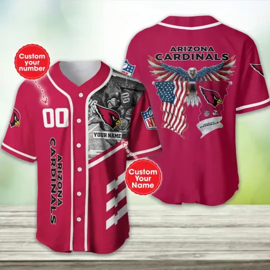 Discover Personalized Arizonna Football Team Cardinalss  Jersey Unisex Adults S-5XL Lovers