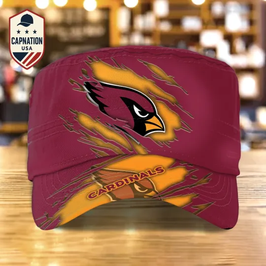 Discover Custom Name Military Cap Arizonna-Cardinals Football football Sports Gift For Men