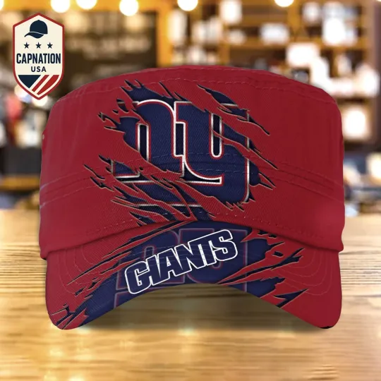 Discover Custom Name Military Cap New-York-Giants Football football Sports Gift For Men