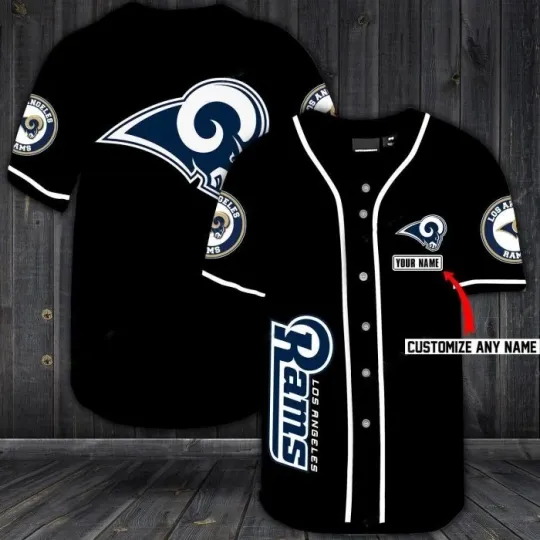 Discover Personalized Unisex/Kid Los Angeles Print Baseball Jersey Shirt Fanmade