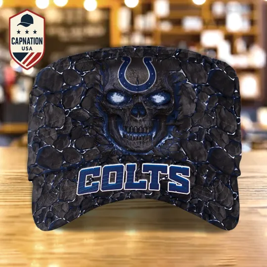 Discover Indianapolis-Colts Custom Name Military Cap Football football Sports Gift For Men