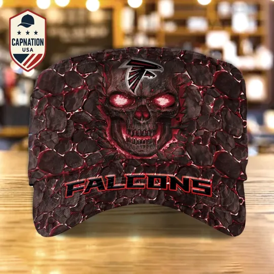 Discover Atlanta-Falcons Military Cap Custom Name Football football Sports Gift For Men