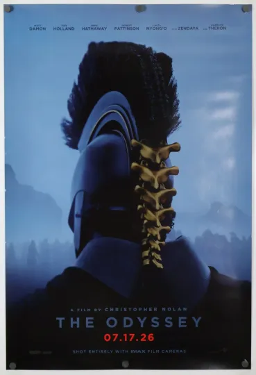 Discover The Odyssey Original Movie Poster 2026 Advance B Mint - Christopher Nolan