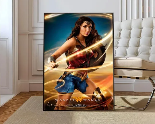 Discover Wonder Woman Movie Poster Print Premium Matte Vertical Poster