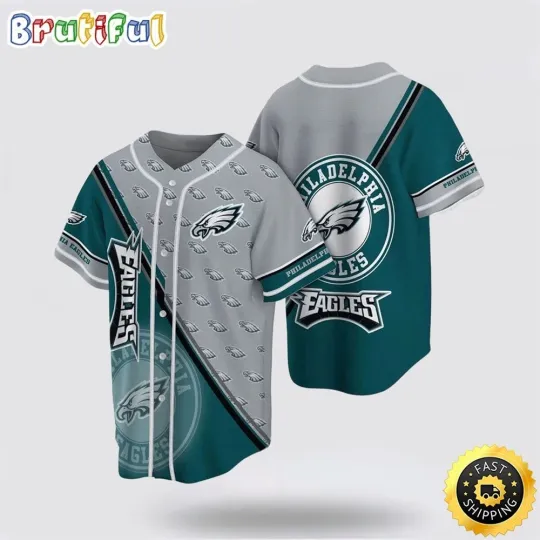 Discover Philadelphia Football Team Eagless Baseball Jersey Symbol American Football Team