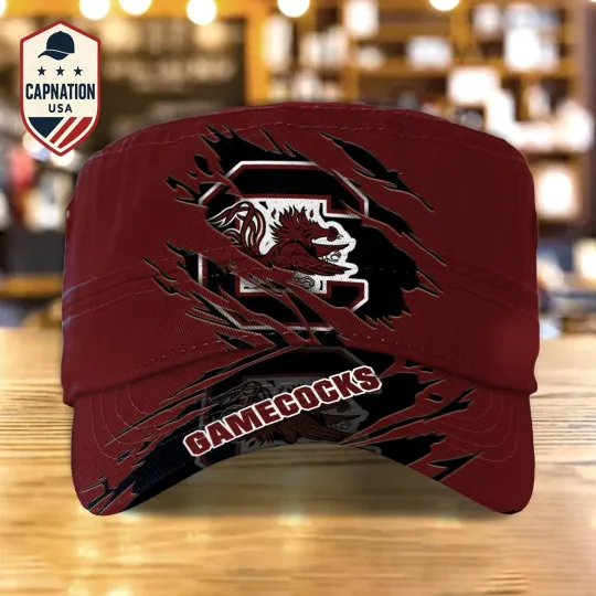 Discover Custom Name Military Cap South-Carolina-Gamecocks Football NCAA Gift For Men