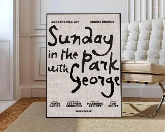 Discover Sunday in the Park with George Premium Matte Vertical Poster