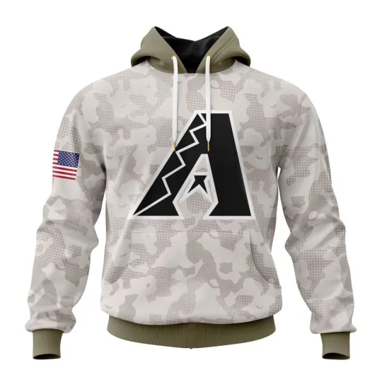 Discover Arizonna Baseball Team Diamondbacksss | Special Hoodie Armed Forces Day Design