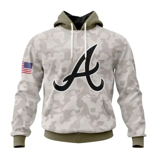 Atlanta Baseball Team Bravess | Special Hoodie Armed Forces Day Design