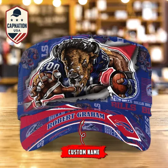 Buffalo-Bills Military Cap football Army Cap football Trucker Hat Gift For Men