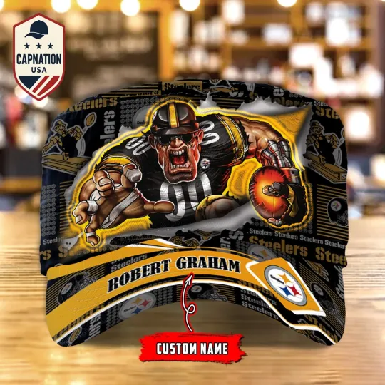 Discover Pittsburgh-Steeler Military Cap football Army Cap football Trucker Hat Gift For Men