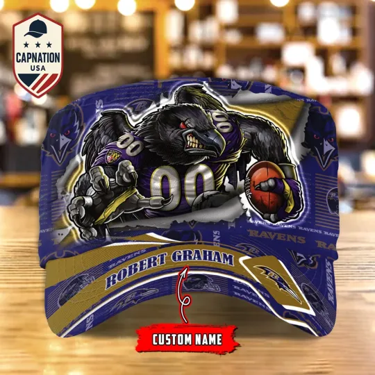 Discover Baltimore-Ravens Military Cap football Army Cap football Trucker Hat Gift For Men