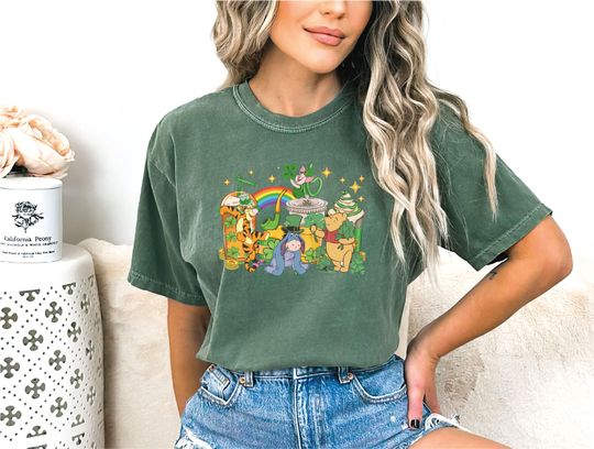Discover Winnie The Pooh St. Patrick's Shirt: Disney Lucky Tee , Family Irish Trip T-shirts, S857
