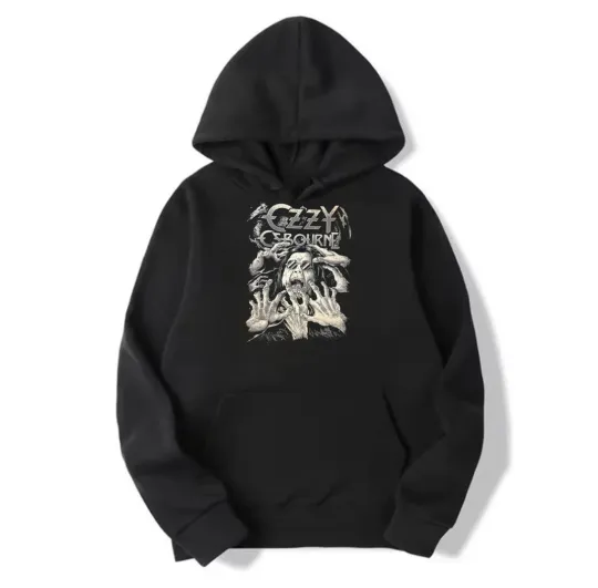 Discover Ozzy Osbourne Rock Band Graphic Hoodie Sweatshirt Men’s