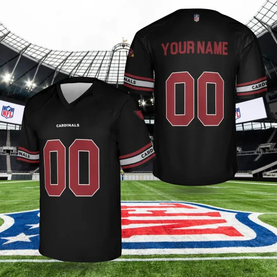Discover Custom Personalized, Arizonna Team Football AOP Jersey #2, Lot S-5XL