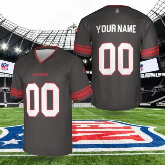 Discover Custom Personalized, Tampa Bay Team Football AOP Jersey #1, Lot S-5XL