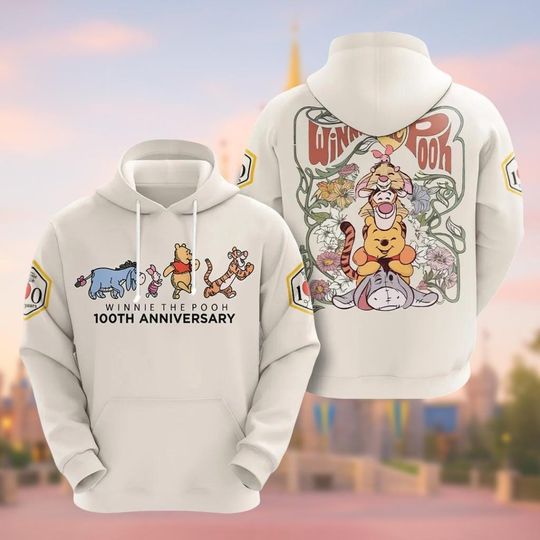 Winnie The Pooh, Pooh Hoodie Woman, Vintage Pooh Crewneck, Disney Sweatshirt Gift