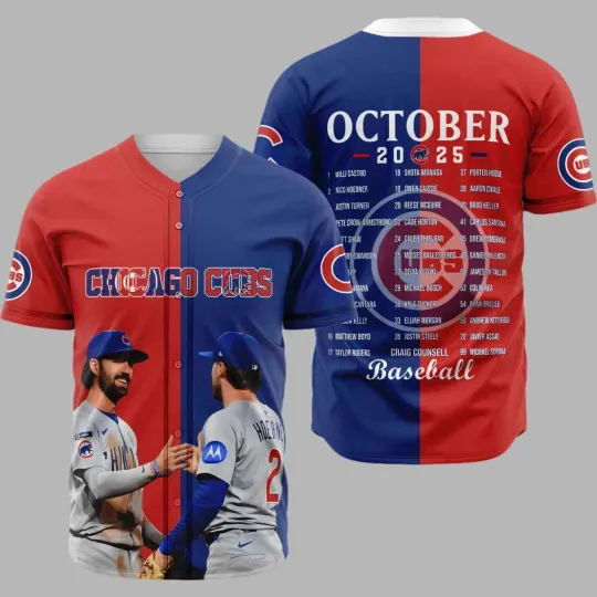 Discover Cubs October 2025 Jersey - All Size