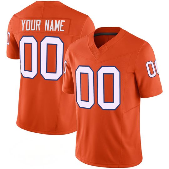 Discover Clemson Inspired Orange College Football Jersey Custom Name & Number, Personalized Fan Shirt for Men Women, Game Day Sports Gift