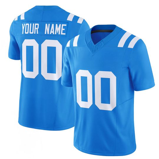 Mississippi Custom Blue Jersey, Personalized Name Number College Football Style Jersey, Game Day Fan Gift for Men