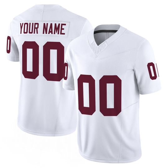Discover White Texas A&M Style Football Jersey Custom Name Number, College Inspired Personalized Fan Apparel for Men Women
