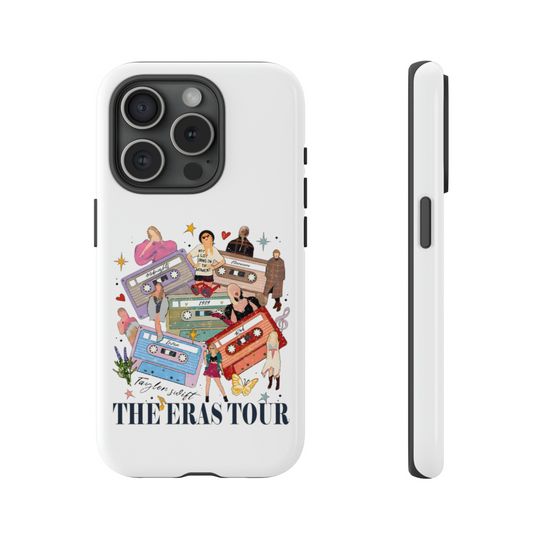 Discover Taylo-rs The Eras Tour for Swift-ie Music Lover Tough Phone Cases-White