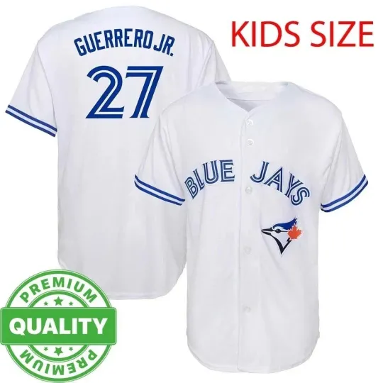 Discover Guerrero Jr Number #27 Baseball Jersey 3D AOP For Kids Youth K132919