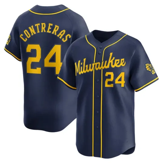 Discover William Contreras Brewers Polyester Gift For Fan Baseball Jersey US1664