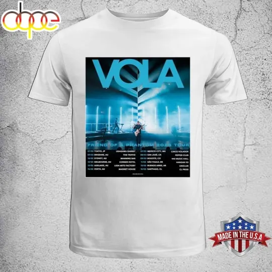 Discover Vola Friend Of A Phantom 2026 Tour Unisex T-Shirt
