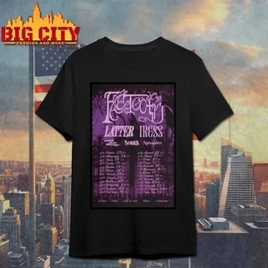 Discover Faetooth 2026 Tour Poster shirt All sizes