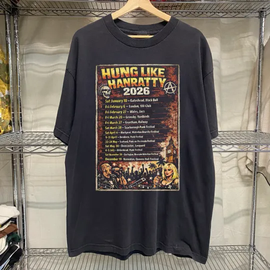 Discover Hung Like Hanratty 2026 Tour Cotton T Shirt