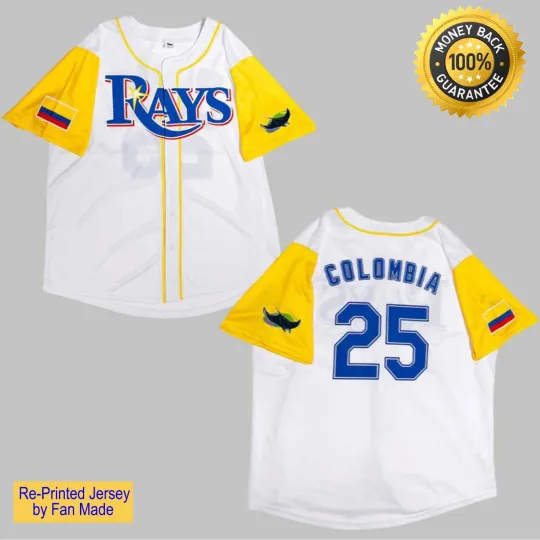 Discover *Best Price* Rays Colombian Heritage Baseball Jersey 2025 Giveaway  S-5XL