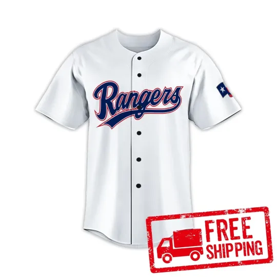 Discover Personalized Name & Number T.X. Rangers Team Jersey Giveaway - All Size