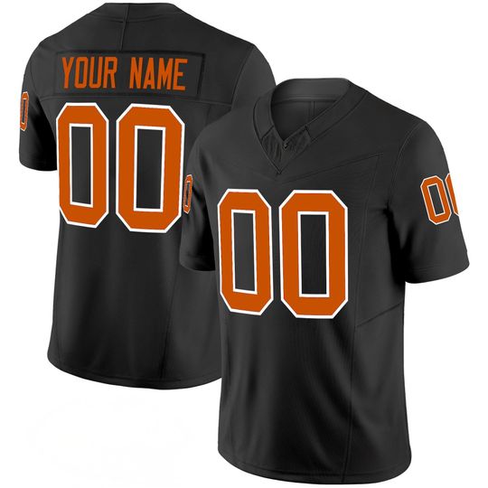 Discover Clemson Inspired Black Orange College Football Jersey Custom Name & Number, Personalized Fan Shirt for Men Women, Game Day Gift
