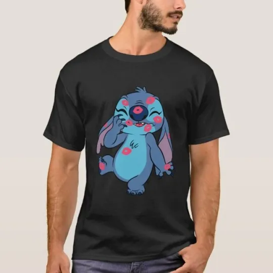 Discover Disney Lilo & Stitch Stitch Covered In Moahh T-Shirt, Gift For Friends