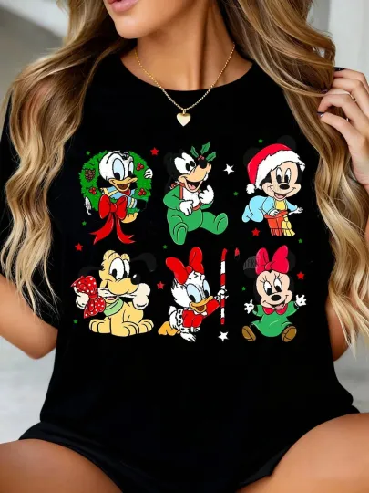 Disney Mickey Minnie Donald Daisy Goofy T-Shirt