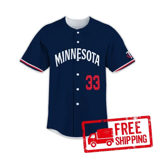Discover Personalized Name & Number M. Twins Team Jersey Giveaway - All Size