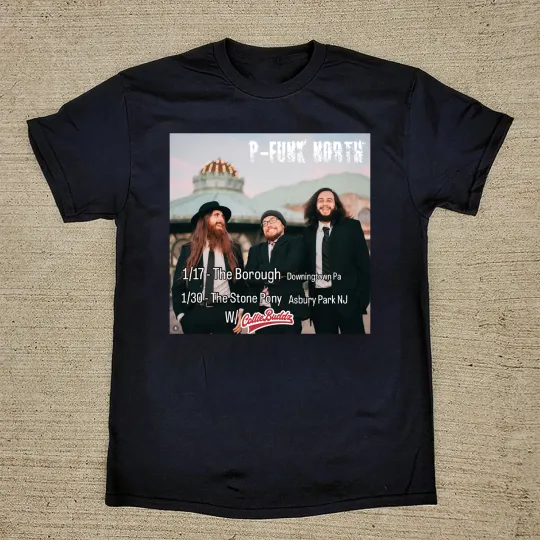 Discover P-Funk North Tour 2026 Black Cotton Shirt