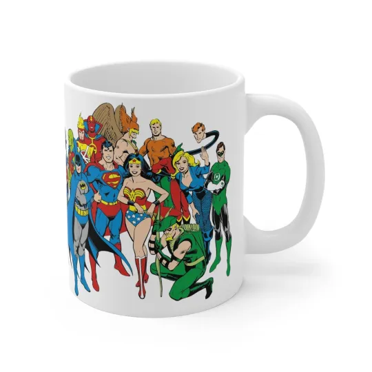Discover Justice League of America Coffee Mug - DC Comics Super Powers