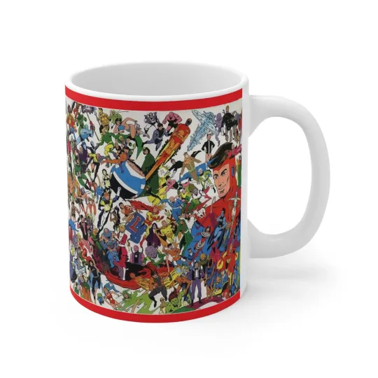 Discover Legion of Super-Heroes Poster Mug Keith Giffen Artwork Timber Wolf