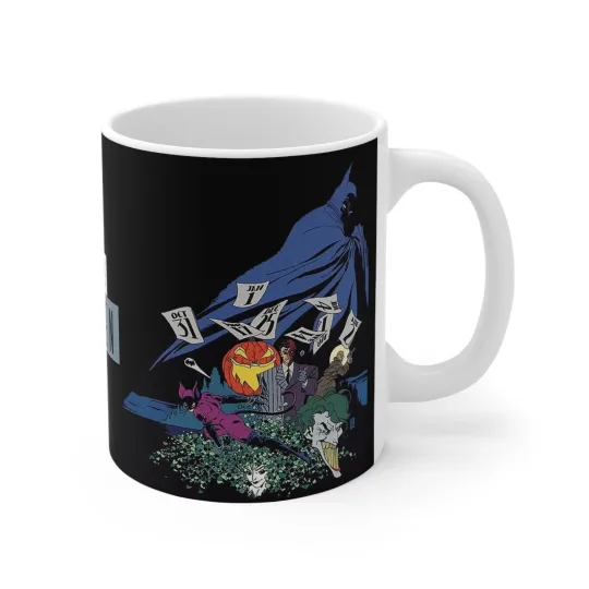 Discover Batman The Long Halloween Coffee Mug Tim Sale Art Joker DC Comics