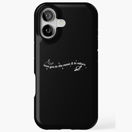 Discover I love you to the moon and to saturn iPhone Case