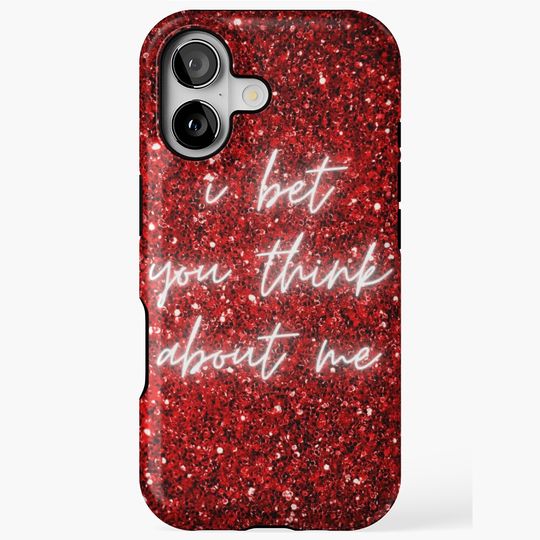 Discover i bet you think about me  iPhone Case