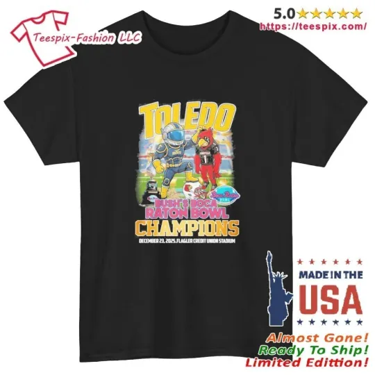 Discover Rockets Mascot Beat Boca Raton Bowl Champions Shirt